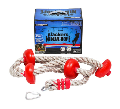 Ninja Climbing Rope 8' w/ Foot Holds